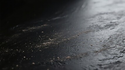 Abstract black texture with vintage dust, minimalist space. Timeless monochrome elegance in subtle gradients.