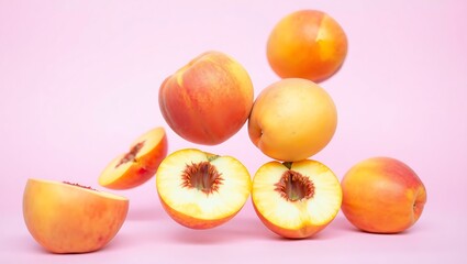 easter eggs on a white background