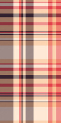 Newborn pattern background plaid, bathroom texture seamless textile. Gift check vector tartan fabric in antique white and orange colors.