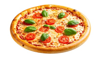 Round pizza with toppings (1)