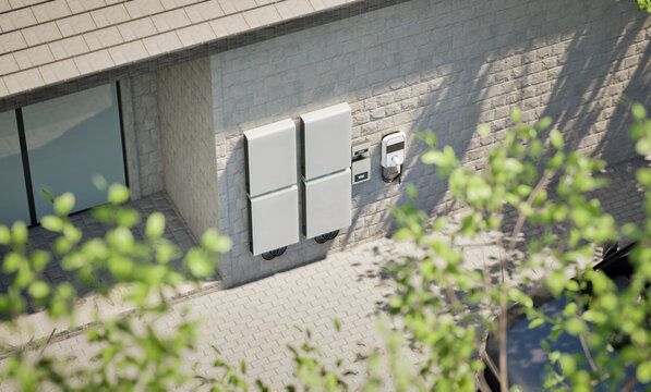 Battery energy storage system with ev charger for residential used