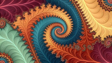 abstract background with spiral