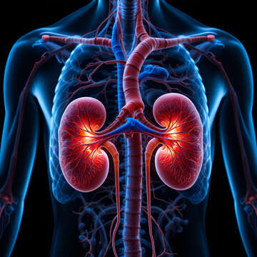 kidney damage of Turner Marfan root disorder heart blood vessel dilated open with High stroke aortic arch stent aorta bulge clots and attack chest renal vein of left graft hernia pain