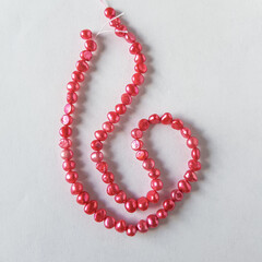 Strand of Pink Freshwater Pearls