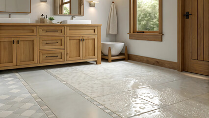 modern bathroom interior