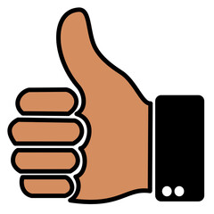 thumb up icon vector