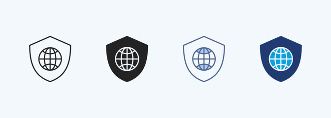 Security Multiple Style Icon Collection