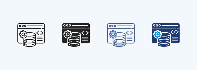 Backend Multiple Style Icon Collection