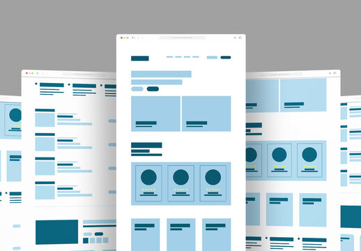 Ecommerce Landing Wireframe