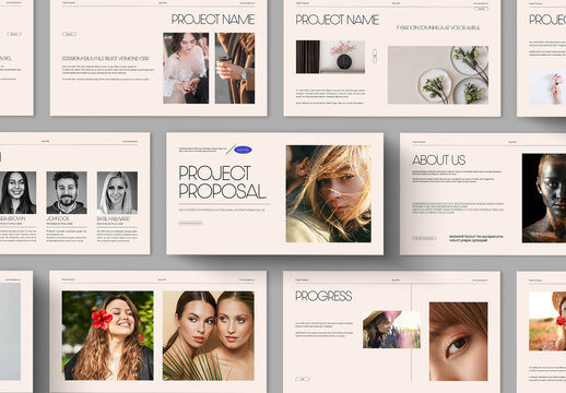 Modern Project Proposal Presentation Template Design