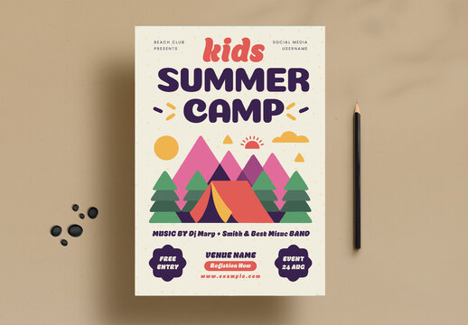 Summer Event Flyer Template