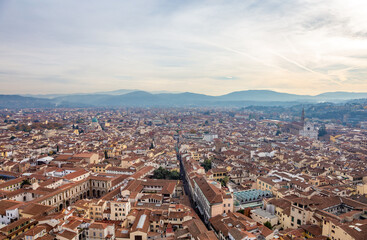 Historic centre of Florence, Tuscany, Italy, Europe.