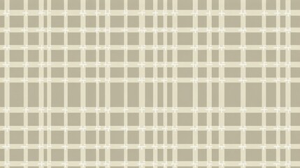 Fototapeta premium A soft beige checkered pattern with white lines creating a harmonious, subtle texture.