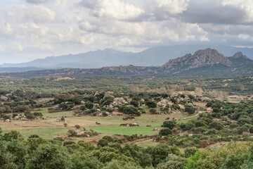 vall&eacute;e de la lune en Sardaigne, Italie