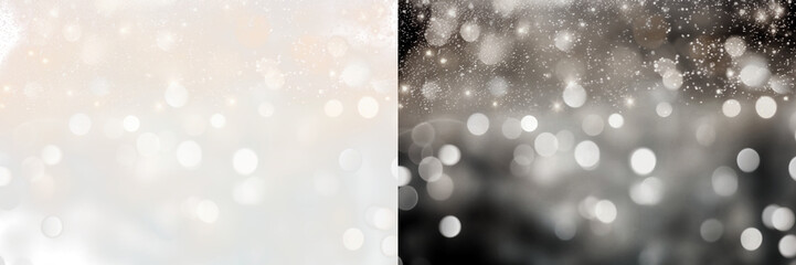 Elegant bokeh png cut out element set, transparent background