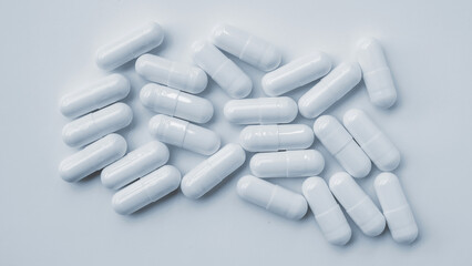 medicine pills capsule background close up