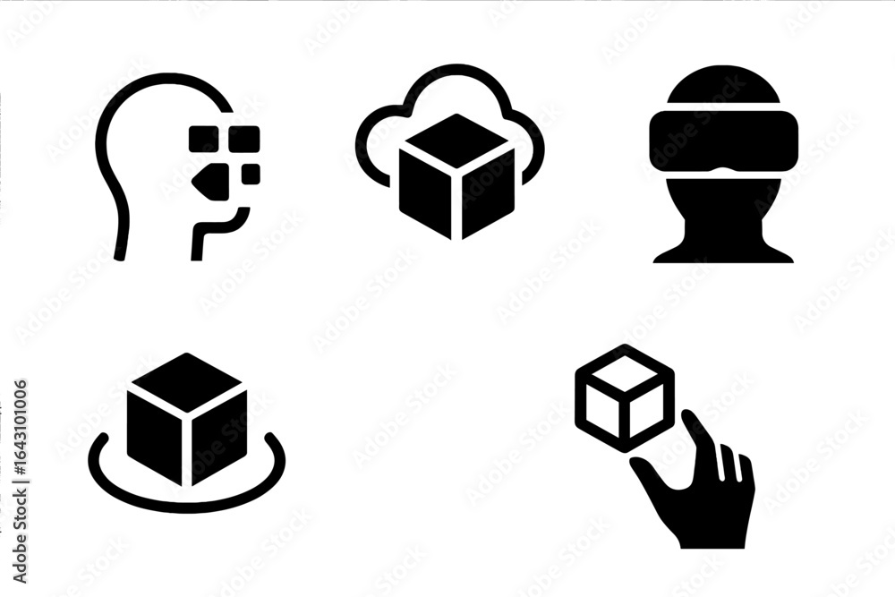 Poster creating and interacting with virtual objects in augmented and virtual reality environments