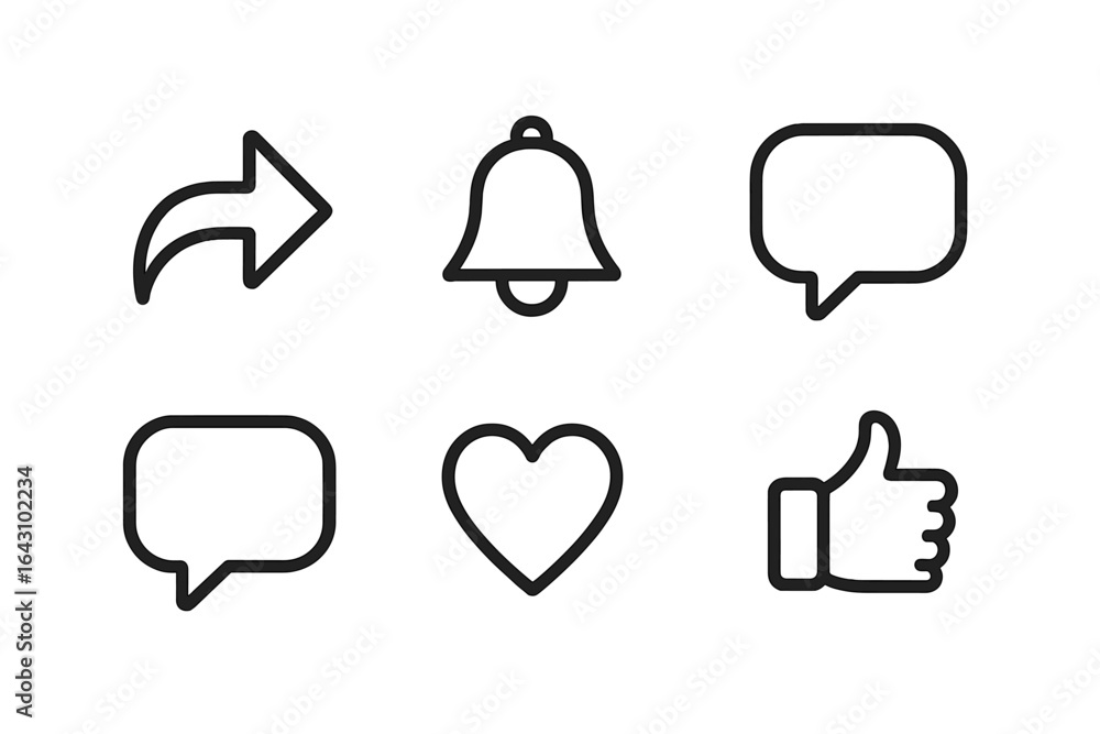 Poster symbols for communication and interaction in digital platforms