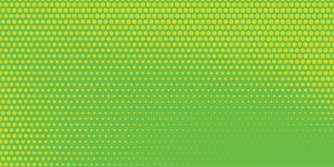 Dots halftone yellow green color pattern gradient style texture background. vector illustration