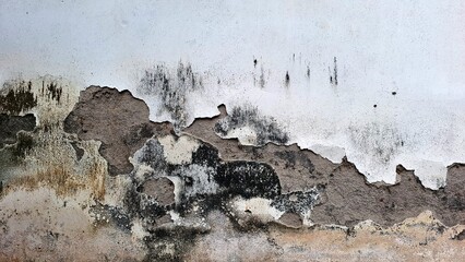 Rough grunge concrete texture with aged and distressed wall surface, abstract background for...