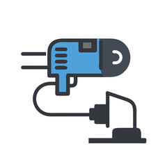 Electric power tools icon design.