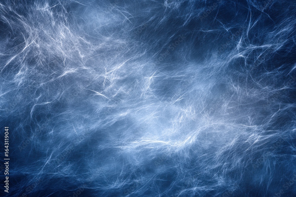 Poster brilliant blue wallpaper with realistic fibers creating a soft and textured effect suitable for mode