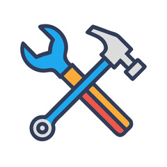 Holiday tools icon design.