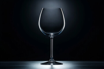 Abstract dark background, futuristic glass shape, 3d render 