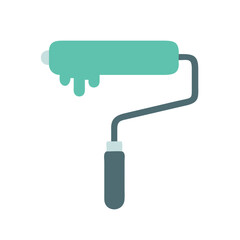 Paint roller icon design.