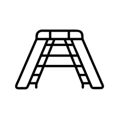 Portable ladder icon design.