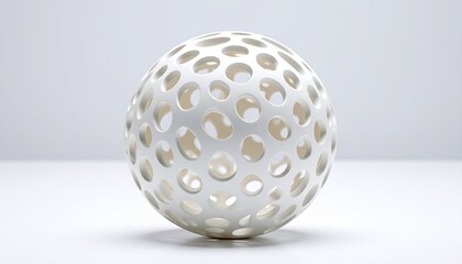 golf ball isolated on white