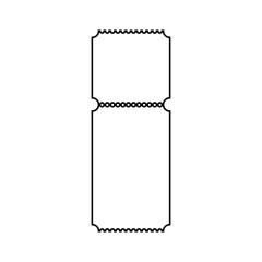 Ticket vector icon. Card illustration sign. Seat symbol. Coupon logo. Subscription web icon. ducket design for web.