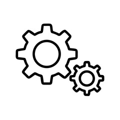 Union gear icon design.