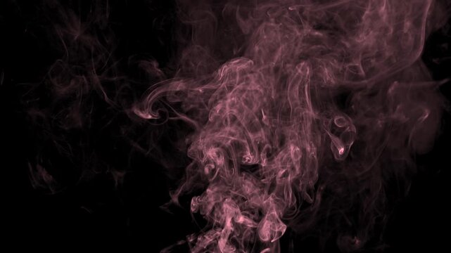 Fog, Cloud, Vape, Blacke and white smoke, can be used as alpha, vapour, isolated over black background