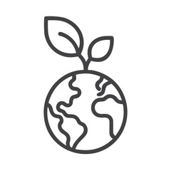 Earth Day globe icon for environmental blogs, planet protection websites, climate action presentations, green education flyers, awareness infographics, ecology apps