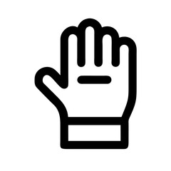 Work glove icon design.