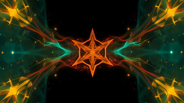 Abstract Atheism Concept Background: Modern Artistic Design Element for Banners, Posters, Wallpapers and Covers. Generative ai illustration