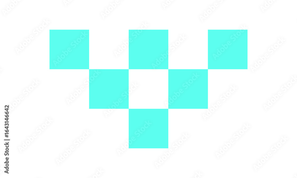 Poster y2k abstract checker pattern. retro flat shape with geometric forms. modern aesthetic, cool design, 