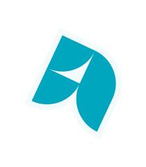 Brutalist modern icon sticker. Abstract shape and symbol represent contemporary design. Minimal figure and element with flat style, ideal for various creative projects graphic applications.