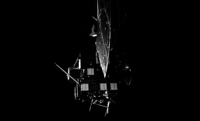 satellite, space, universe,