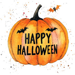 halloween background with pumpkin