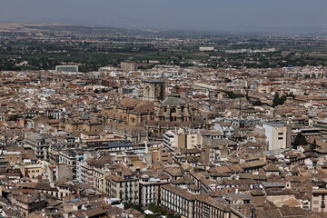 Naklejka premium Granada is the capital city of the province of Granada, in the autonomous community of Andalusia, Spain.