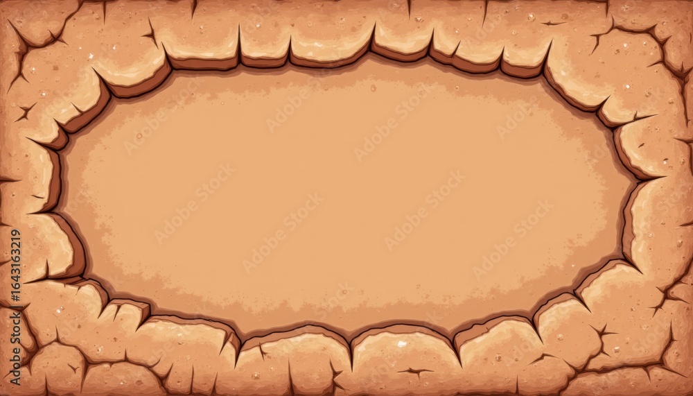 Poster mysterious stone background with central hole textures patterns and design inspiration
