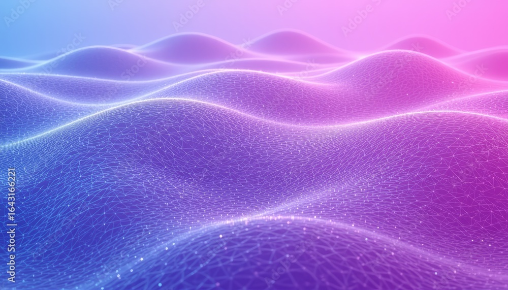 Poster dynamic abstract background flowing wavy lines and fluid waves in modern design