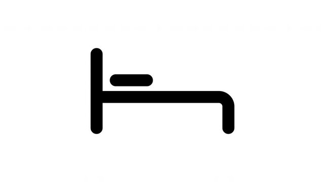 bed icon animation