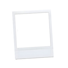 Blank Polaroid Photo Frame, Isolated on White or Transparent Background
