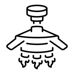 A line style icon showing spacecraft