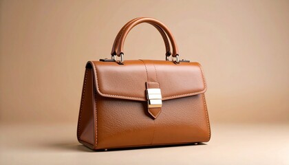 brown leather briefcase