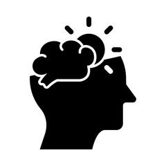 POSITIVE THINKING Mental Health Awareness Concept