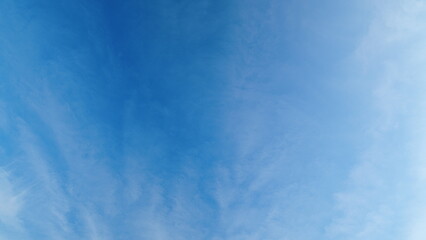 Time lapse. A Beautiful, Clear Blue Sky is Filled with Light Clouds, Creating a Peaceful Atmosphere